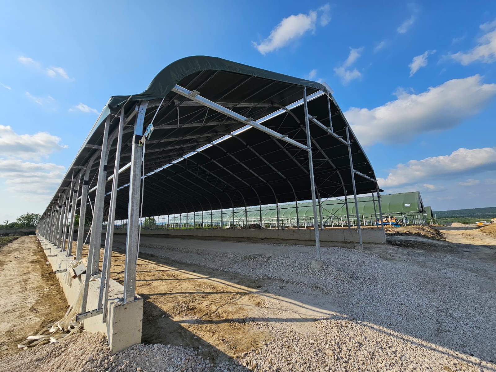 Detaliu construcție grajd oi Moldova