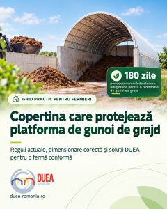 Gestionarea corectă a gunoiului de grajd în ferme