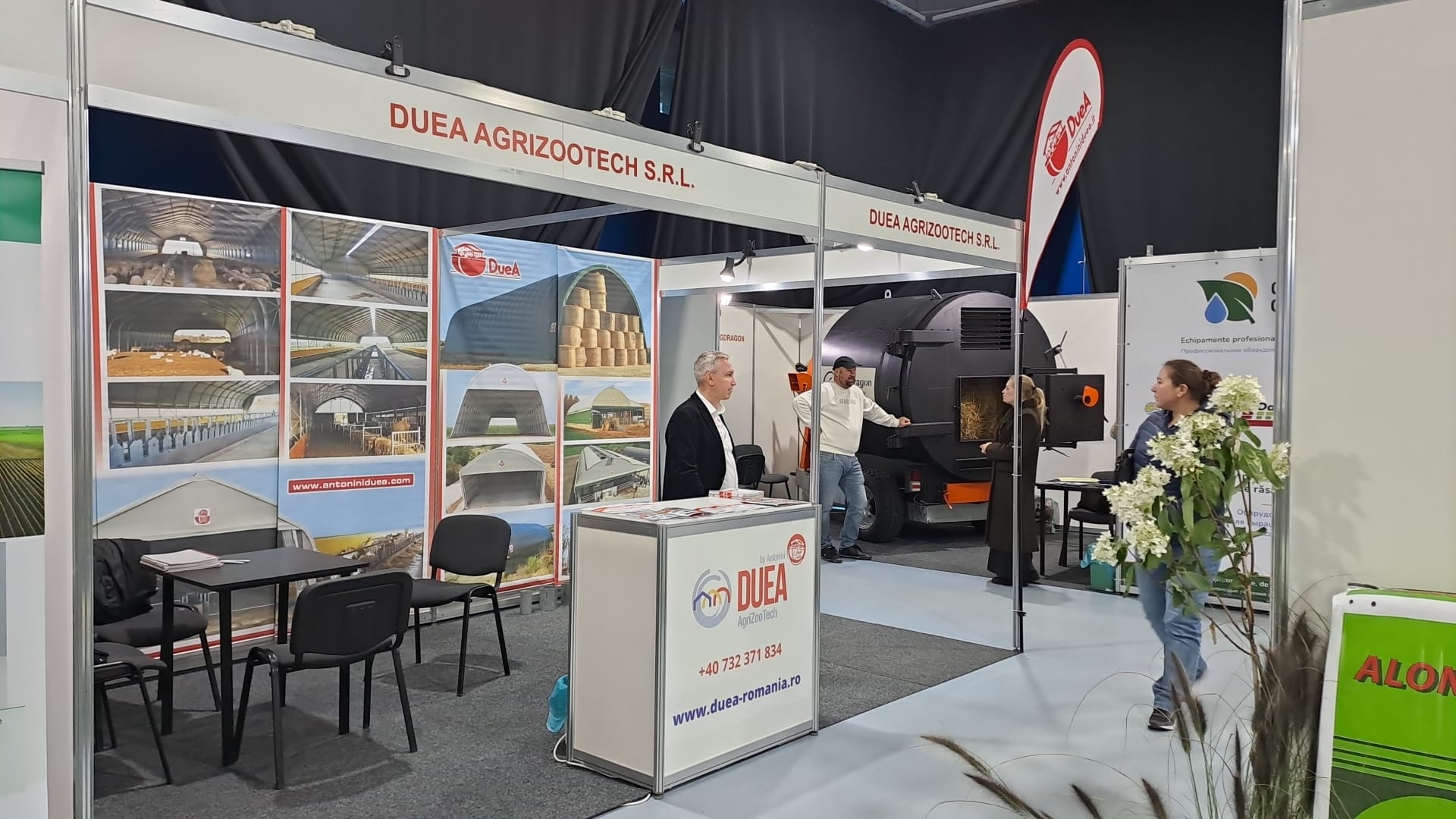 Standul DUEA AgriZooTech la FARMER 2026, Moldexpo Chișinău
